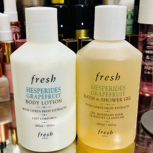 Brand New Fresh Grapefruit Body Lotion and Shower Gel